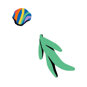 Figure with ball waiting